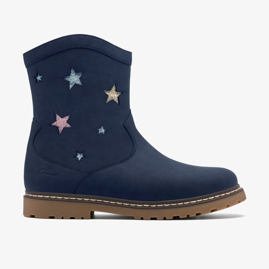 Adelaide Sky Kid Navy - Clarks Kids