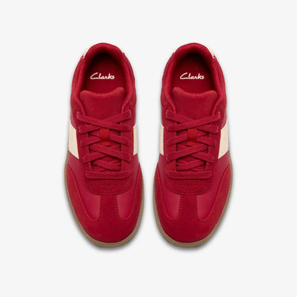 Cypress Lace Older Burgundy - Clarks Kids