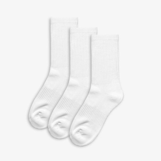 School Socks Junior Size 4-6.5 White - Clarks Kids