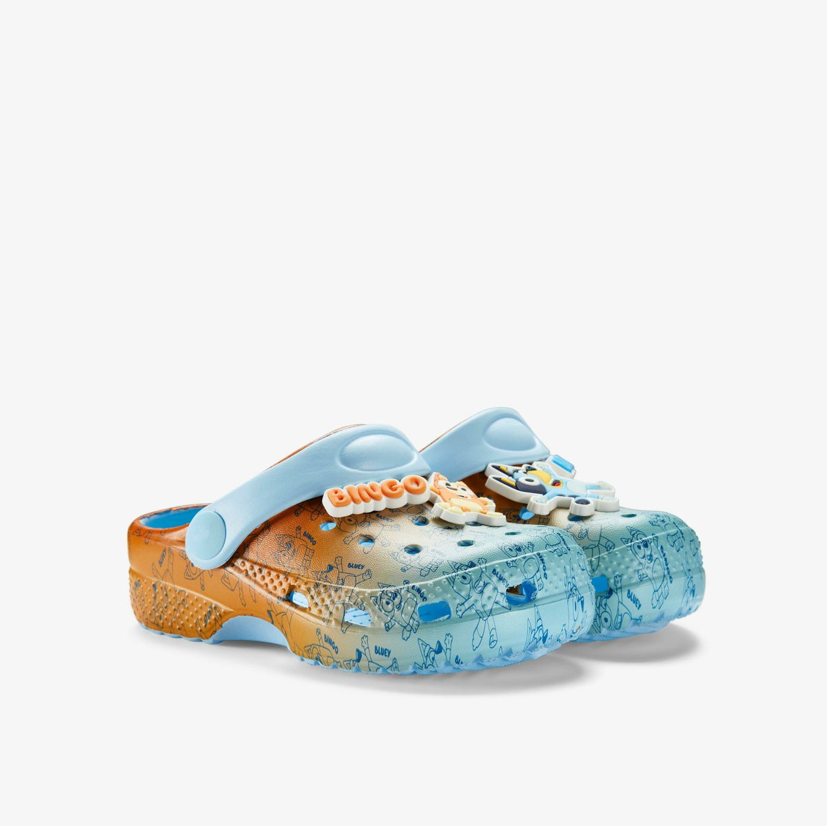 Bluey Fade Clog Kid Blue Combination - Clarks Kids
