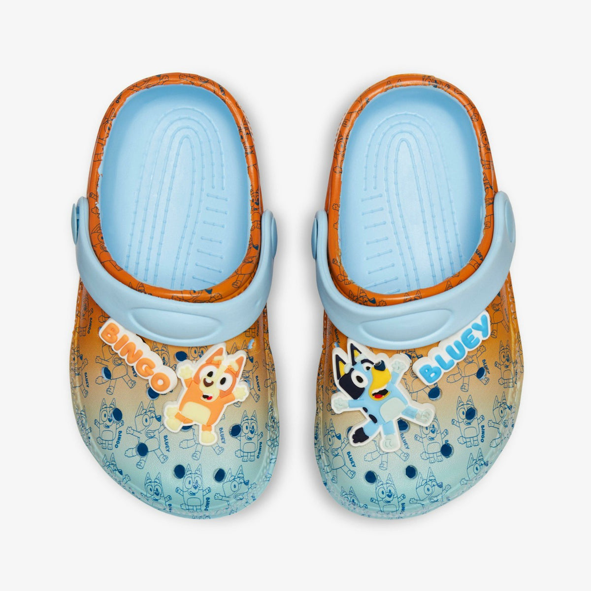 Bluey Fade Clog Kid Blue Combination - Clarks Kids