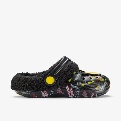 Pika Clog Warm Lined Kid Black Combination - Clarks Kids