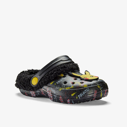 Pika Clog Warm Lined Kid Black Combination - Clarks Kids