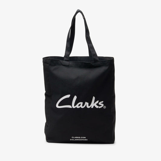 Organic Cotton Tote Bag Black - Clarks Women