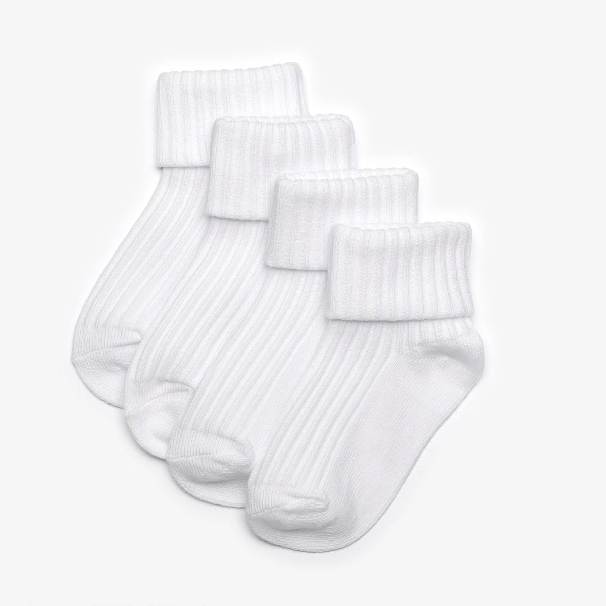 White Socks 4 Pack 6-12 Months White - Clarks Kids