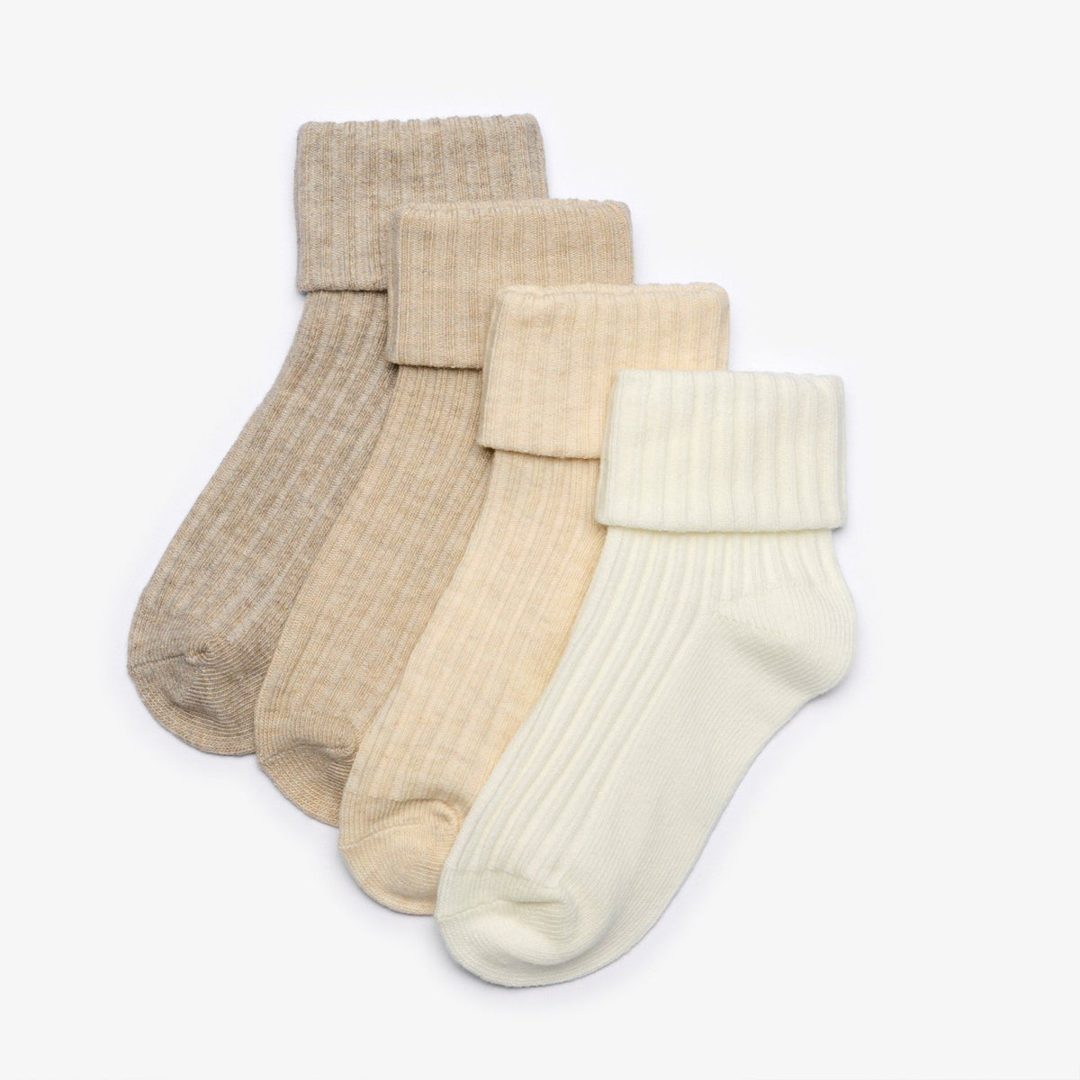 Socks 4 Pack Multicolour 1-2 Years Beige Combination - Clarks Kids