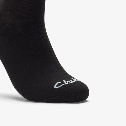 3 Pack Socks Size 6-11 Black Black - Clarks Men