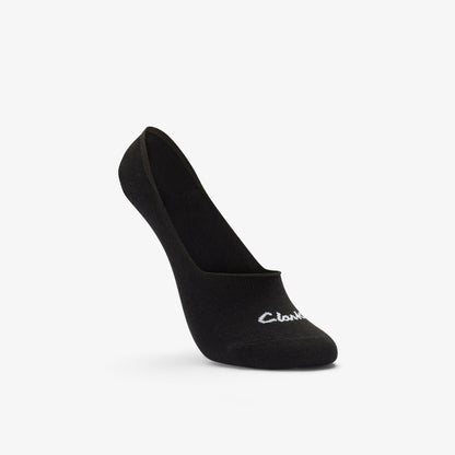 Sock Liners 3 Pack Size 2-8 Black Black - Clarks Women