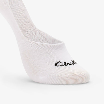 Sock Liners 3 Pack Size 2-8 White - Clarks Women