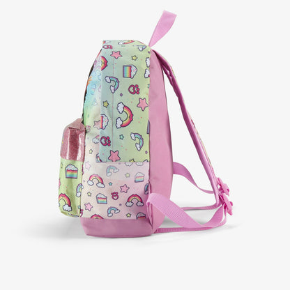 Gabby Rainbow Backpack Pink Combination - Clarks Kids