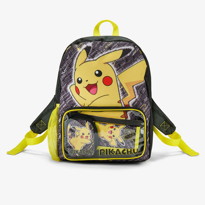 Pokemon Backpack Set Black Combination - Clarks Kids