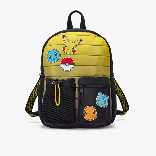 Pokemon Quilt Backpack Black Combination - Clarks Kids